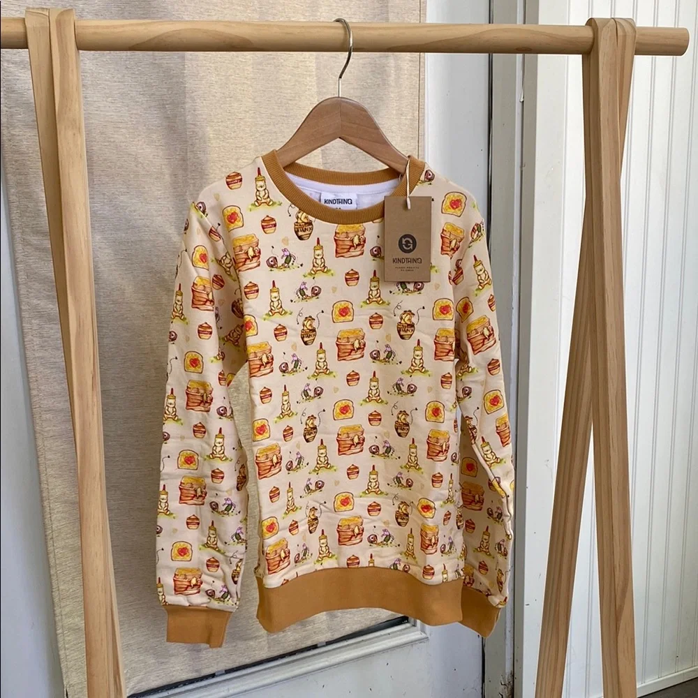 Wild Woven (formerly Kind Thing) Honey Bear Crewneck Sweatshirt - Picture 2 of 8
